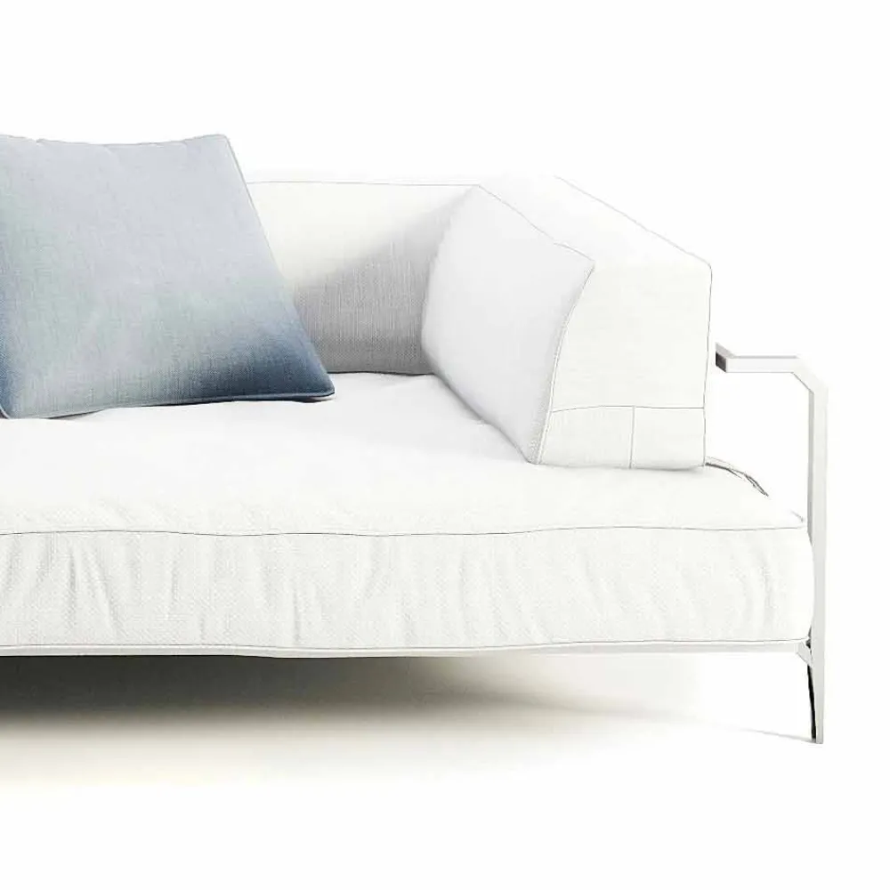 Viadurini in the Garden Gartensofas-Outdoor-Sofa gepolstert in modernem Design Stoff Made in Italy - Arkansas