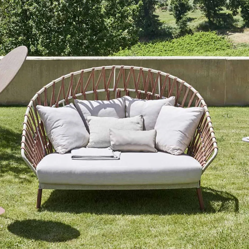 Varaschin Gartensofas-Outdoor-Sofa mit Kissen inklusive Made in Italy - Emmacross von