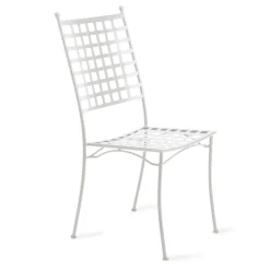 Viadurini in the Garden Gartenstühle Metall-Outdoor-Stuhl aus verzinktem Stahl stapelbar 4 Stück Made in Italy - Sibo