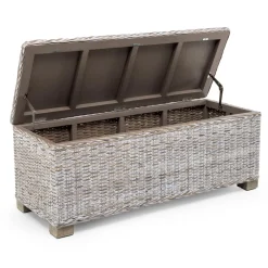 Viadurini in the Garden Truhen Und Sitztruhe-Outdoor-Truhe aus Naturfaser von Kubù - Nogitsune