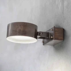 Aldo Bernardi Garten-Wandlampen-Outdoorwandleuchte aus Messing – Acelum