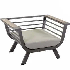 Viadurini in the Garden Garten Lounge Set-Outdoor-Wohnzimmer bestehend aus 2 Sesseln und 1 Couchtisch - Righello