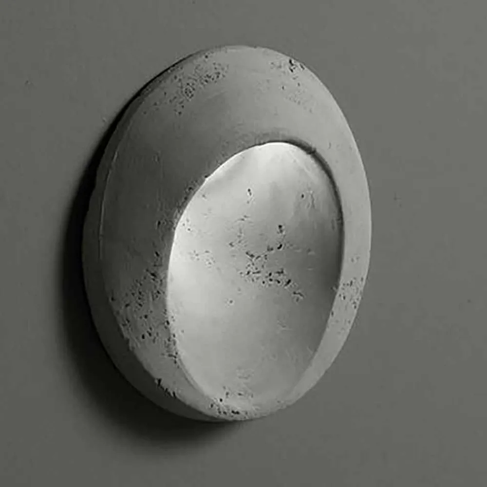 Toscot Garten-Wandlampen-Ovale Außenwandleuchte aus farbigem Ton Oval -