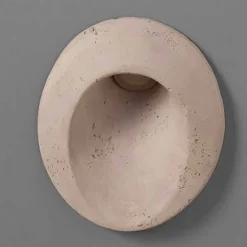 Toscot Garten-Wandlampen-Ovale Außenwandleuchte aus farbigem Ton Oval -