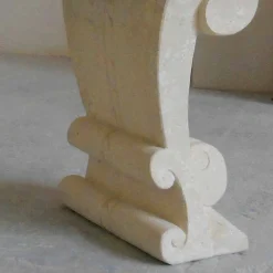 Viadurini Living Esstische Nach Mass|Esstisch Oval-Ovaler Esstisch aus Stein und Kristall im klassischen Design Aracne