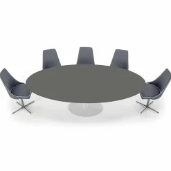 Viadurini Living Esstisch Oval|Esstische-Ovaler Esstisch mit luxuriöser, in Italien hergestellter Fenix-Platte – Dollars