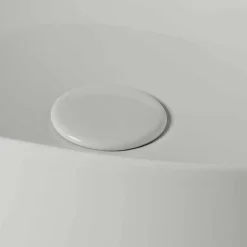 Viadurini Bathroom Keramikwaschbecken-Ovales Aufsatzwaschbecken aus Keramik L 50 cm Made in Italy - Cordino