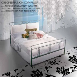 Viadurini Night Design Maßgeschneiderte Möbel|Schmiedeeisen Queen Size Bett-Pan Jugend Queen Size Bett aus Schmiedeeisen in Design