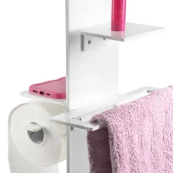 Viadurini Bathroom Toilettenpapierhalter-Papierhalter, Handtuch- und Bidet-Seifenhalter, hergestellt in Italien – Pluto