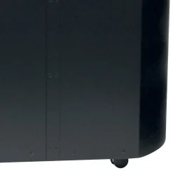 Viadurini Fire Design Pelletkorb-Pellethalter aus Metall mit Rädern und Holzdeckel, hergestellt in Italien – Bisonte