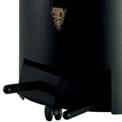 Viadurini Fire Design Pelletkorb-Pellethalter mit Deckel, Besen und Schaufel. Hergestellt in Italien – Cacatua