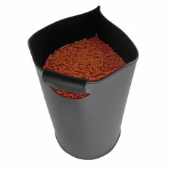 Firestyle Pelletkorb-Pelletkorb aus Leder 15 kg Sapel Design