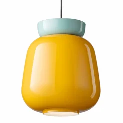 Ferroluce Moderne Pendelleuchten-Pendelleuchte aus Keramik und Glas, hergestellt in Italien – Corcovado