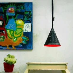 In-es.artdesign Moderne Pendelleuchten-Pendelleuchte aus Kunstharz Jazz Modern Blackboard