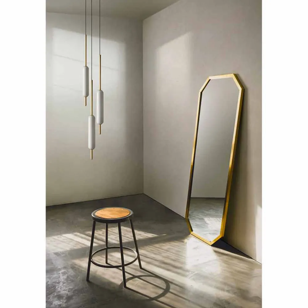 Il Fanale Designer Pendelleuchten-Pendelleuchte mit 1, 3 oder 6 Leuchten in Messing Modernes Design - Typha von