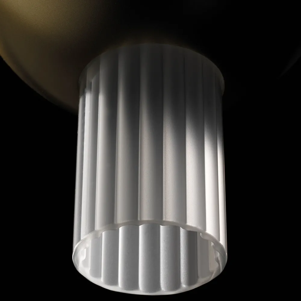 Viadurini Lighting Moderne Pendelleuchten-Pendelleuchte mit Canneté-Glaszylinder Made in Italy - Oris