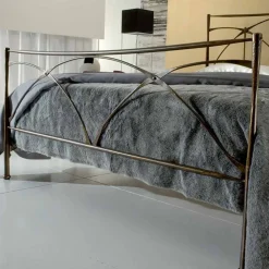 Viadurini Night Design Maßgeschneiderte Möbel|Schmiedeeisen Doppelbetten-Persefone Doppelbett aus Schmiedeeisen in Design