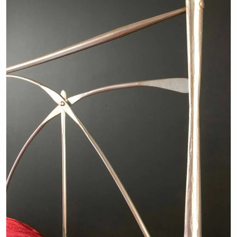 Viadurini Night Design Maßgeschneiderte Möbel|Schmiedeeisen Queen Size Bett-Persefone Jugend Queen Size Bett aus Schmiedeeisen in Design