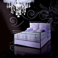 Viadurini Night Design Maßgeschneiderte Möbel|Schmiedeeisen Doppelbetten-Perseo Doppelbett aus Schmiedeeisen in Design