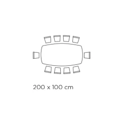 Viadurini Living Esstische-Polierter griechischer Tisch aus schwarzer Keramik, hergestellt in Italien – Grotta