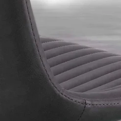 Viadurini Design Stühle-Polsterstuhl aus Nabukleder und Metall, in modernem Design, Taranto