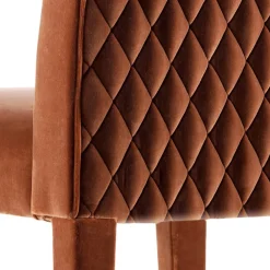 Grilli Moderne Stühle-Polsterstuhl living aus Massivholz Zarafa Made in Italy, 2 Stücke