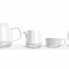 Viadurini Kitchen Tee Set Und Kaffee Set-Porzellantasse und Untertasse Service, Porzellanteekanne und Milchkännchen 14 Stück - Arktis