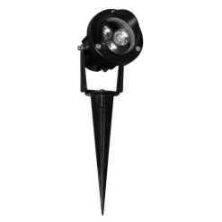 Viadurini Lighting Gartenlampion-Projektor, LED-Außenstrahler aus mattschwarzem Aluminium 4 Stück - Oliver