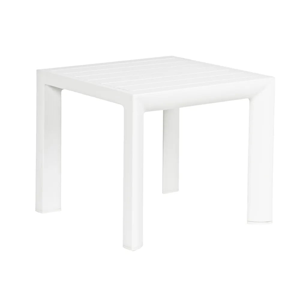 Viadurini in the Garden Garten Beistelltisch-Quadratischer Couchtisch im Freien aus lackiertem Aluminium, Homemotion 2 Stück - Marius