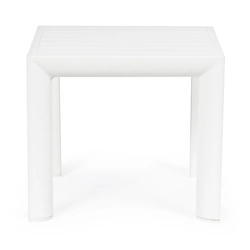 Viadurini in the Garden Garten Beistelltisch-Quadratischer Couchtisch im Freien aus lackiertem Aluminium, Homemotion 2 Stück - Marius