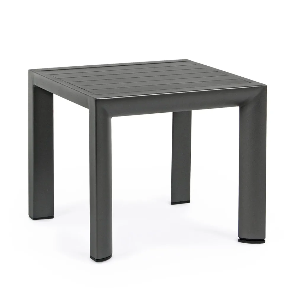 Viadurini in the Garden Garten Beistelltisch-Quadratischer Couchtisch im Freien aus lackiertem Aluminium, Homemotion 2 Stück - Marius