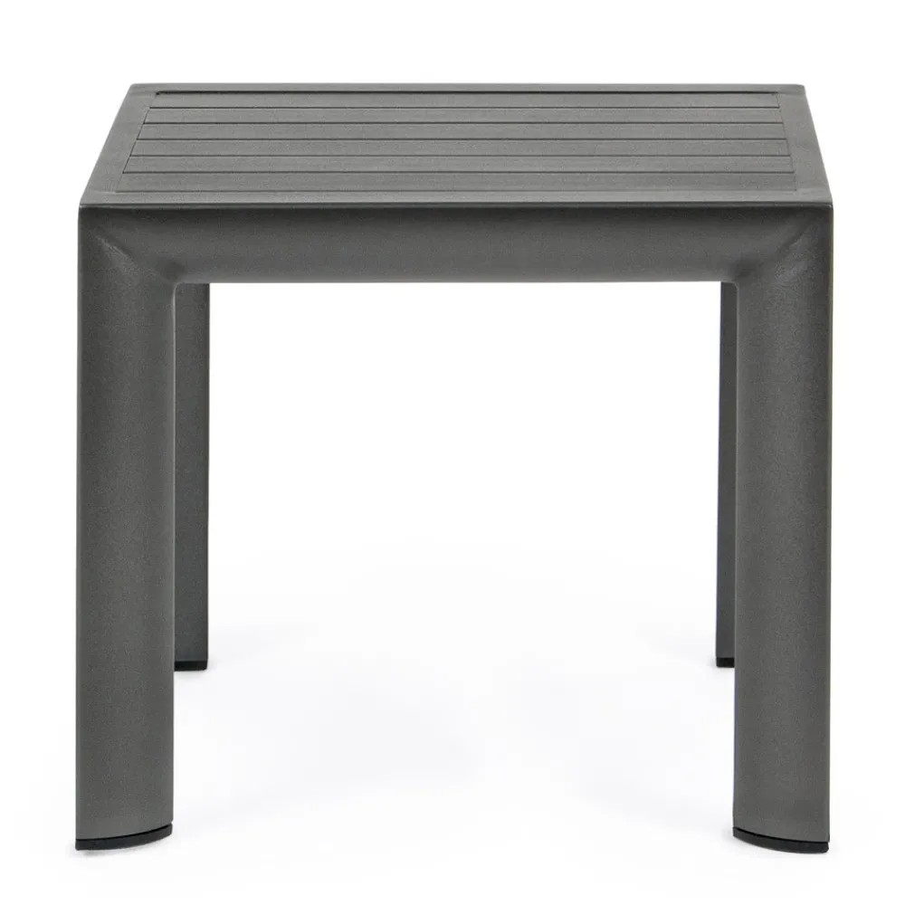 Viadurini in the Garden Garten Beistelltisch-Quadratischer Couchtisch im Freien aus lackiertem Aluminium, Homemotion 2 Stück - Marius