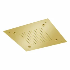 Viadurini Taps Duschköpfe-Quadratischer Duschkopf aus Edelstahl mit Verneblern Made in Italy - Selmo