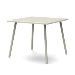 Viadurini in the Garden Gartentische Fest-Quadratischer Gartentisch aus verzinktem Stahl Made in Italy - Elvia