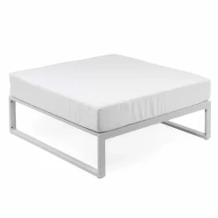 Viadurini in the Garden Sitzsäcke|Sitzsäcke-Quadratischer Hocker für Aluminium im Freien 3 Oberflächen Luxus Design - Julie