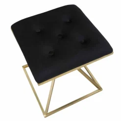 Viadurini Living Küchenhocker-Quadratischer Hocker im modernen Design aus Eisen und Stoff - Jelly