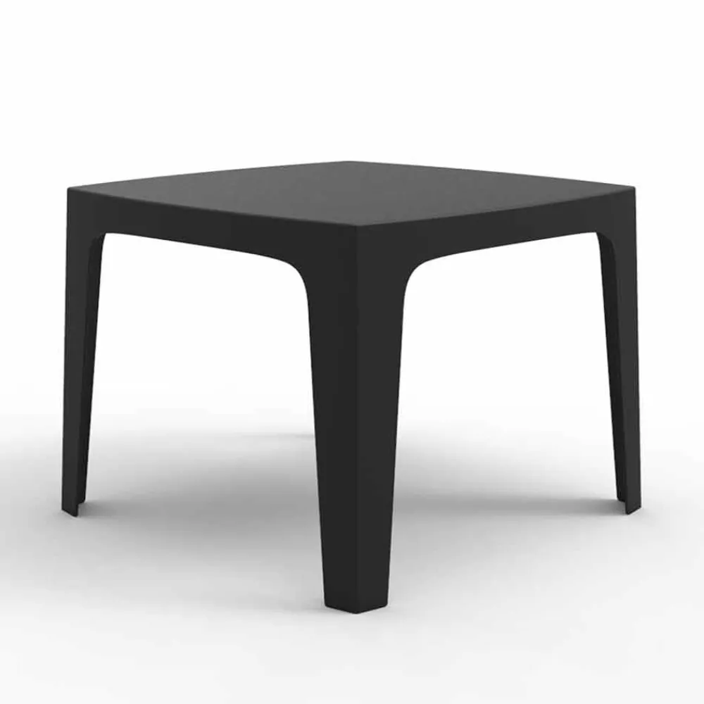 Vondom Gartentische Fest-Quadratischer Outdoor-Tisch Solid Polypropylen, modernes Design,4 Stück