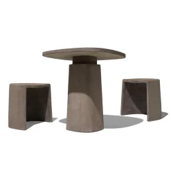 Viadurini in the Garden Garten Beistelltisch-Quadratischer Terrakotta-Tisch im Freien 70x70 cm Made in Italy - Yulia