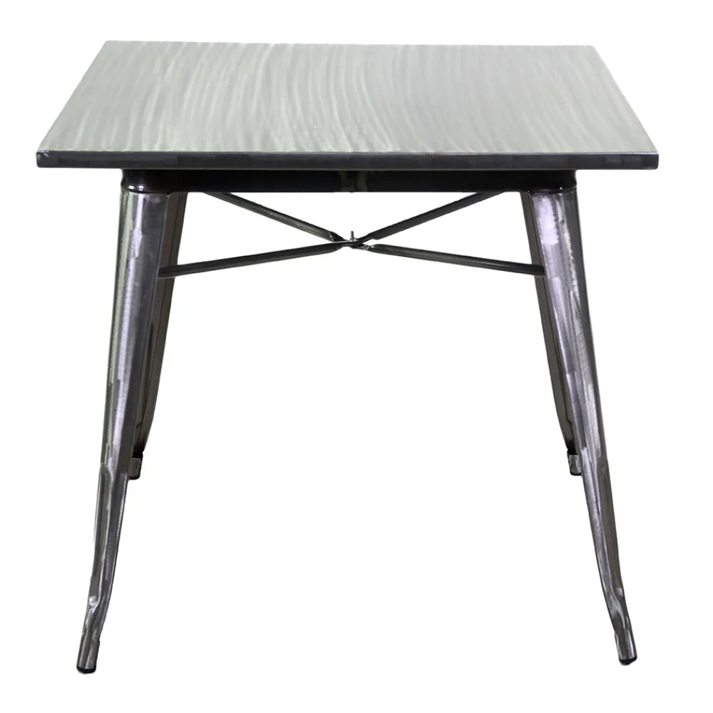 Viadurini in the Garden Gartentische Aus Aluminium-Quadratischer Tisch aus Eisen für Innen und Außen - Schreibwaren