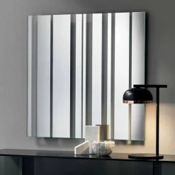 Viadurini Living Wandspiegel-Quadratischer Wandspiegel des modernen Designs Made in Italy - Coriandolo