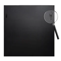 Viadurini Living Wandspiegel-Quadratischer Wandspiegel mit MDF-Struktur komplett mit Haken - Sisio