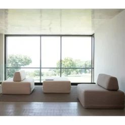 Viadurini Living Moderne Sessel-Quadratischer Wohnzimmersessel mit Stoffbezug Made in Italy - Lilium