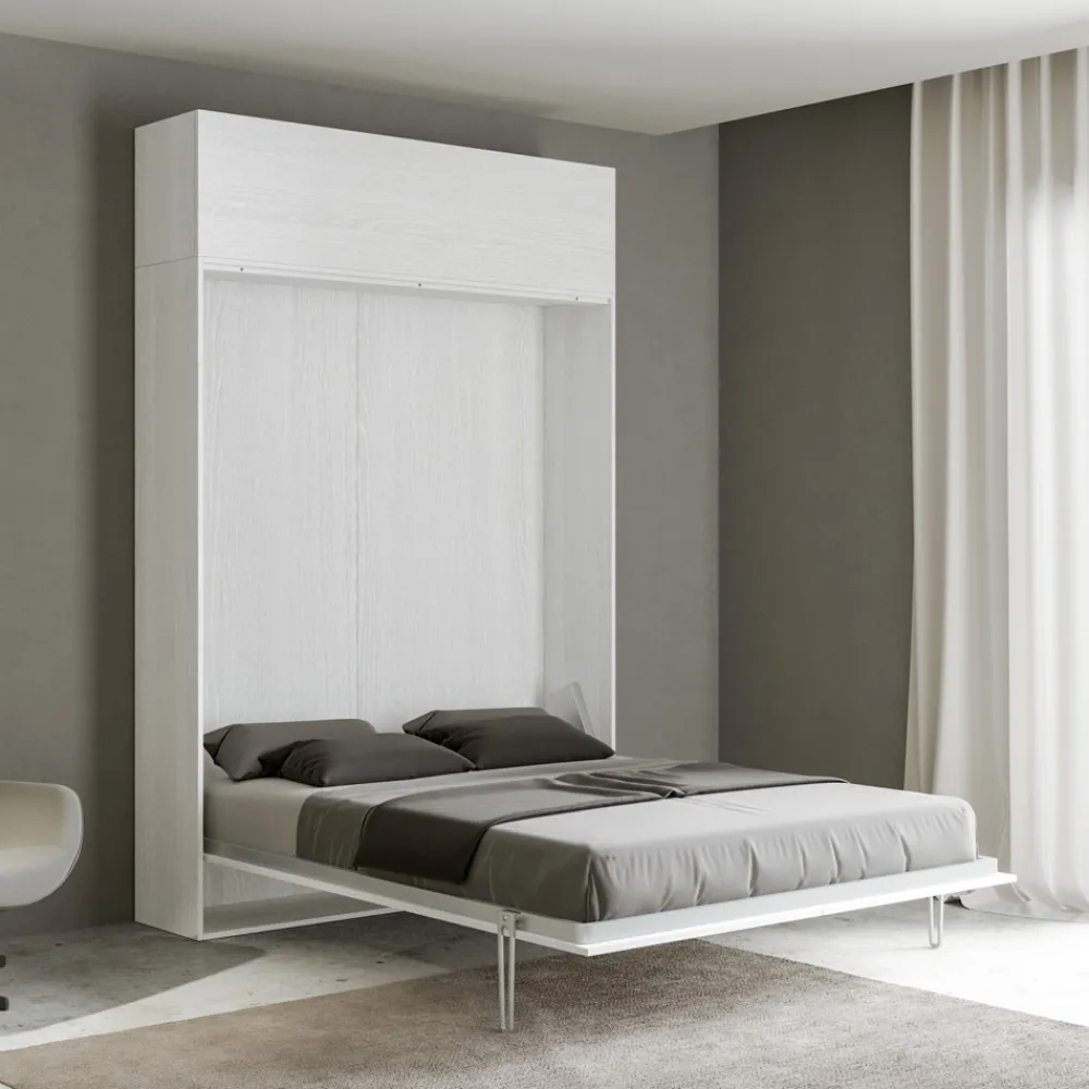 Viadurini Night Design Klappbett-Queen-Size-Bett mit vertikalem Klappbett und Wandeinheit - Magiccompare