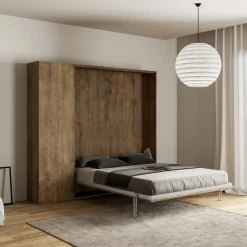 Viadurini Night Design Klappbett-Queen-Size-Bett mit vertikalem Klappbett und Säule - Magiccompare