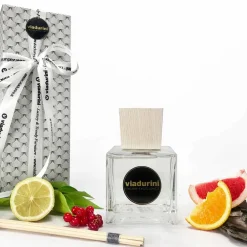 Viadurini Home Fragrance Keep Calm-Raumduft Baumwolle und Hanf 500 ml mit Stäbchen - Acquadipositano