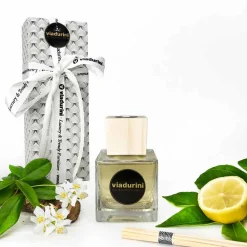 Viadurini Home Fragrance Keep Calm-Raumduft Diffuser Lederduft 200 ml mit Stäbchen - Lavecchiavenezia