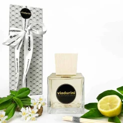 Viadurini Home Fragrance Keep Calm-Raumduft Diffuser Lederduft 500 ml mit Stäbchen - Lavecchiavenezia