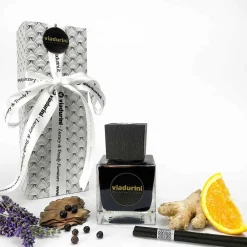 Viadurini Home Fragrance New Energy-Raumduft Ingwer Schwarzer Pfeffer 200 ml mit Stäbchen - Viaduriniinblack