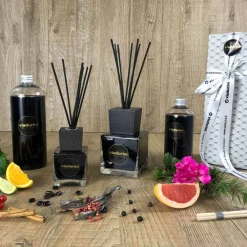 Viadurini Home Fragrance New Energy-Raumduft Ingwer Schwarzer Pfeffer 500 ml mit Stäbchen - Viaduriniinblack