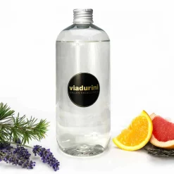 Viadurini Home Fragrance Raumduft Nachfüller-Raumduft Nachfüller Weißes Leinen 500 ml oder 1 lt - Cuoredifirenze